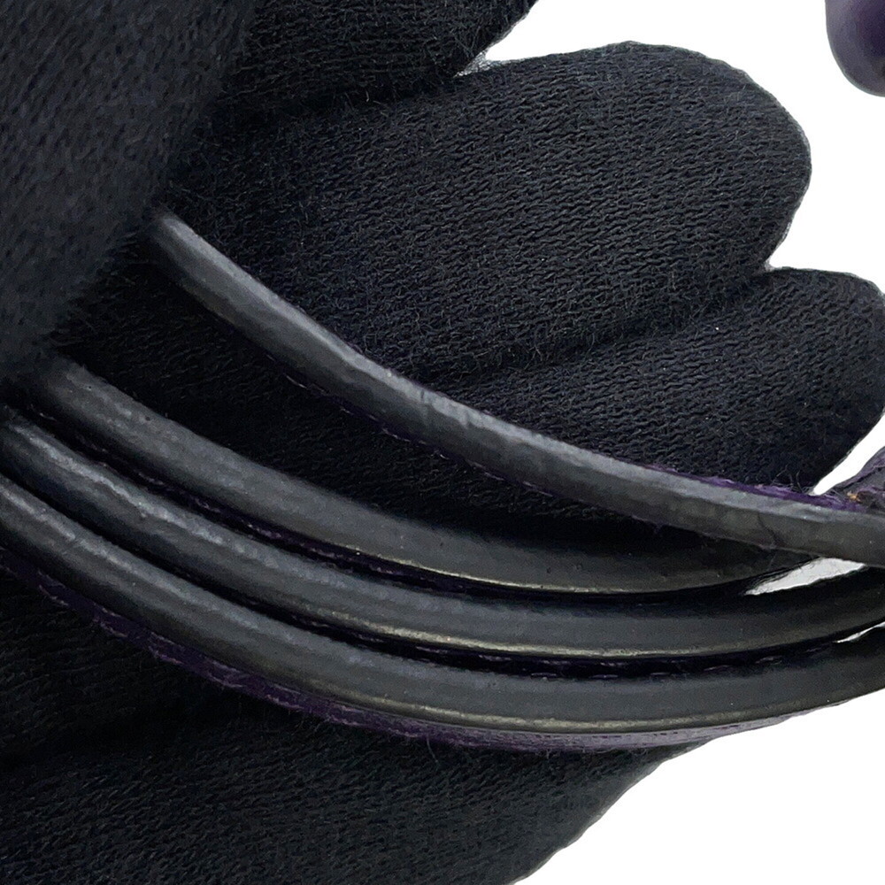 PRADA Purple Leather Shoulder Bag - Picture 13 of 16